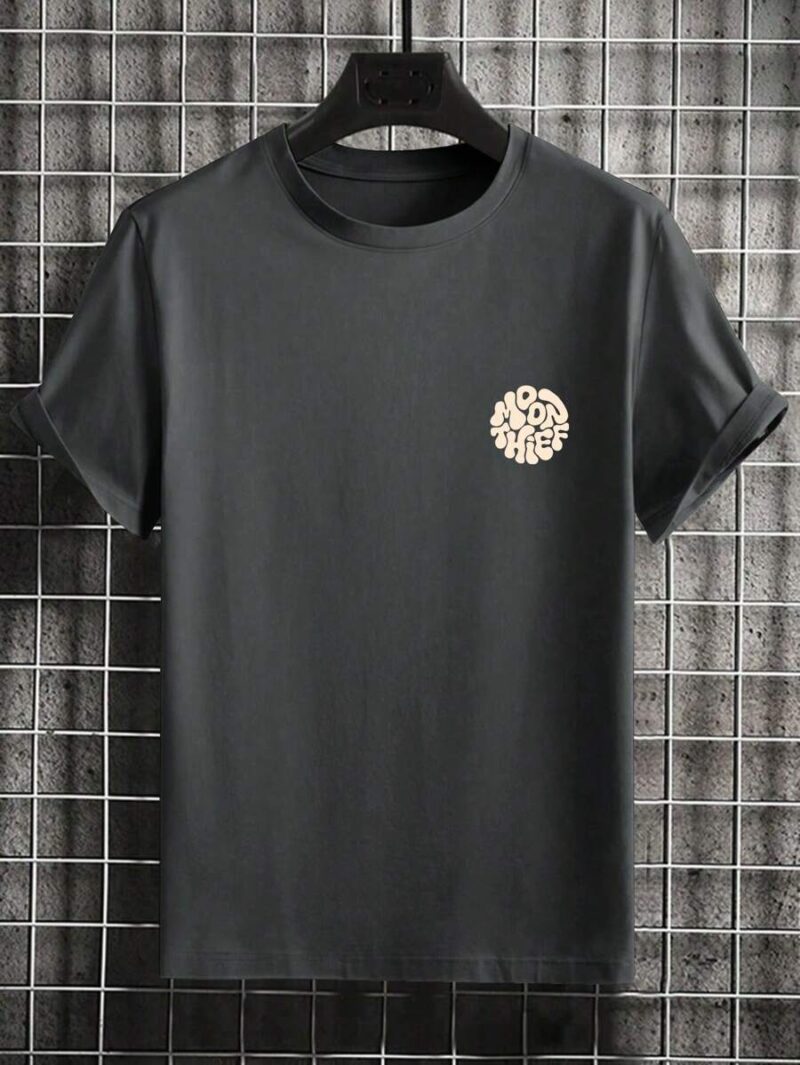 Men's Casual Round Neck Commute T-Shirt - Image 2