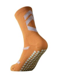 Orange Sports Grip Socks